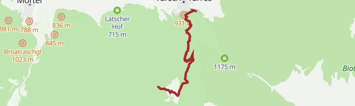 Route map: Roatbrunn Trail